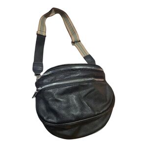 Black Leather WOMEN's Bag